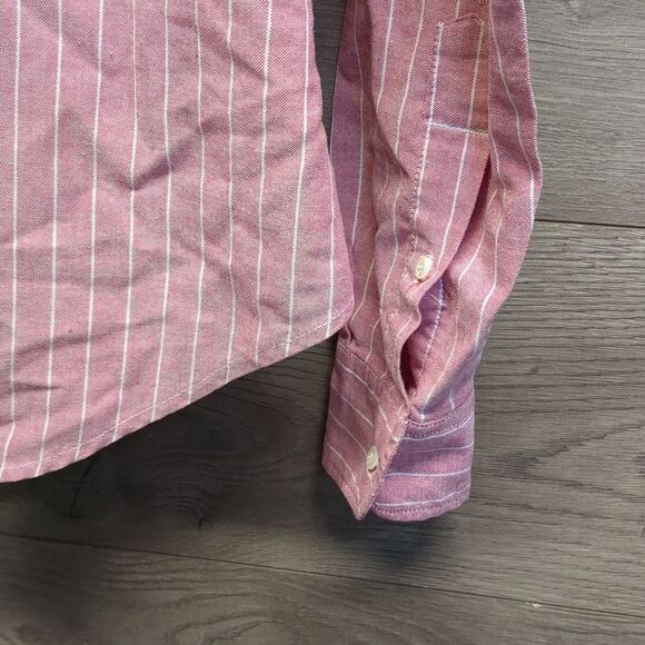 Stuart Lang Striped Button Down Top Women's Plus Size 14 - Picture 4 of 6